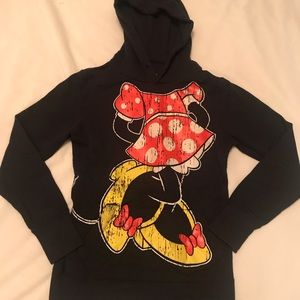Minnie Mouse Sweatshirt with Ears Hood